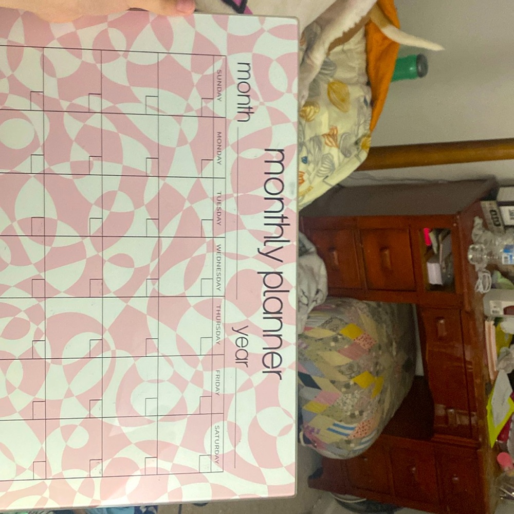 monthly calendar